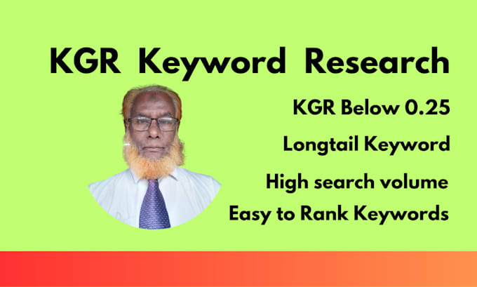 Gig Preview - Do kgr keyword research to rank fast