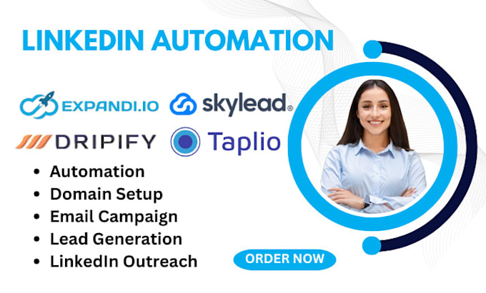 Gig Preview - Do linkedin automation outreach on dripify expandi io skylead and taplio