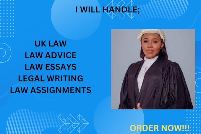 Bestseller - handle UK law assignments and legal writing