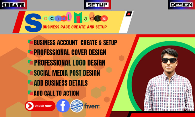 Gig Preview - Create and set up professional social media business pages