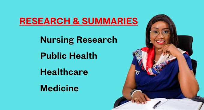 Gig Preview - Do ebp nursing research, public health management, medicine, and urgent essays