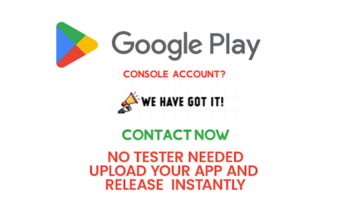 Gig Preview - Rent my old google play console for your apps and games