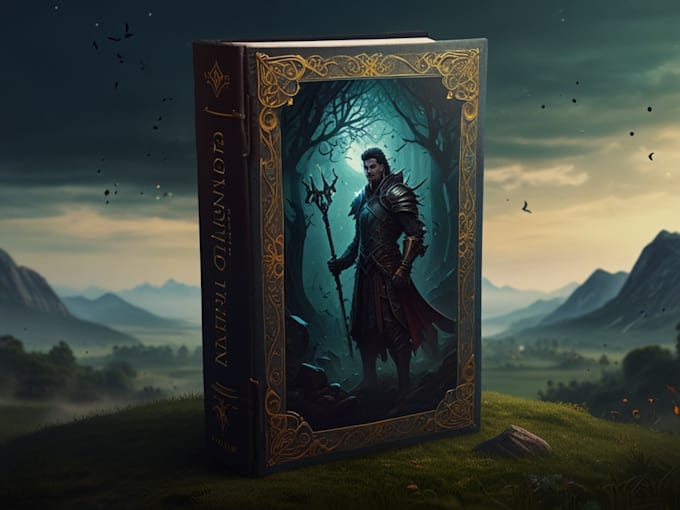 Bestseller - create a unique fantasy book cover illustration