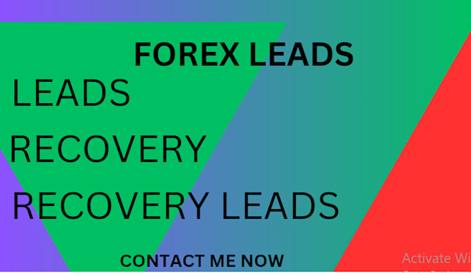 Gig Preview - Provide hot forex, crypto lead for your business in any country