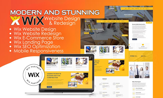 Gig Preview - Design wix website wix website design, redesign wix website or design wix studio