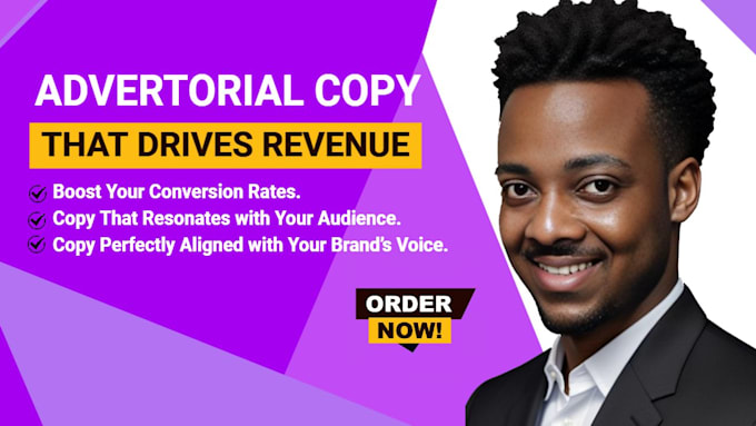 Bestseller - write advertorial landing page copy that sells