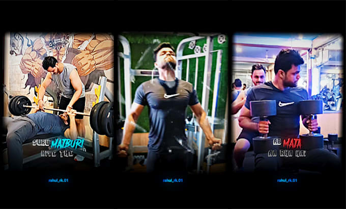 Gig Preview - Transform your gym reels with professional edits