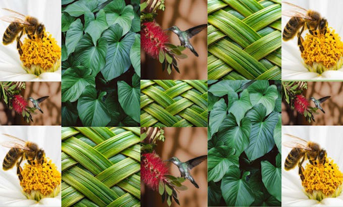 Bestseller - create seamless patterns of floral and tropical designs