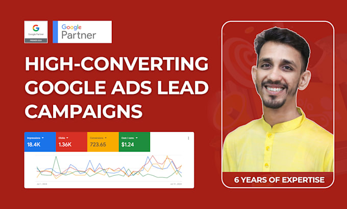 Gig Preview - High converting google search ads campaigns setup