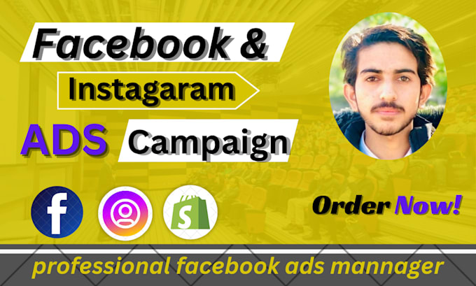 Gig Preview - Run profitable facebook ads campaign and instagram ads campaign