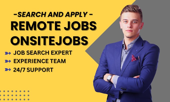 Gig Preview - Search and apply for jobs remote jobs and onsite job application