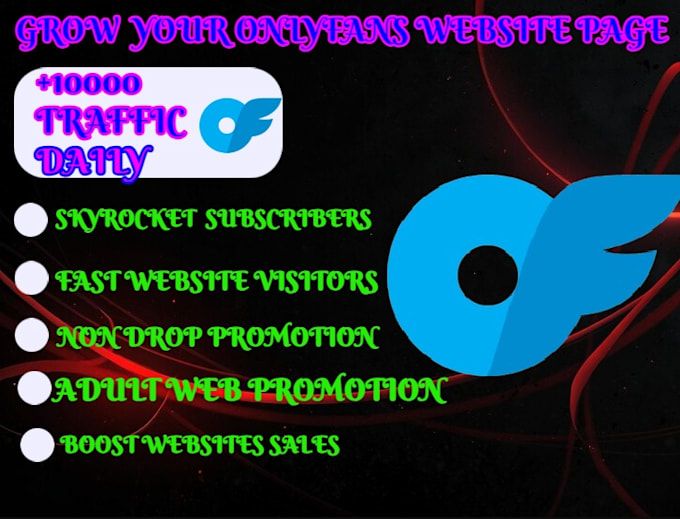 Gig Preview - Agency twitter traffic do only fans promotion, adult web and chatter management