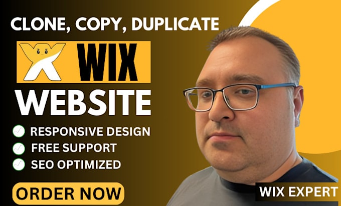 Gig Preview - Copy wix, revamp, clone wix website design or duplicate wix website in 24 hours