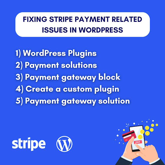 Gig Preview - Handle stripe and wordpress payment issues