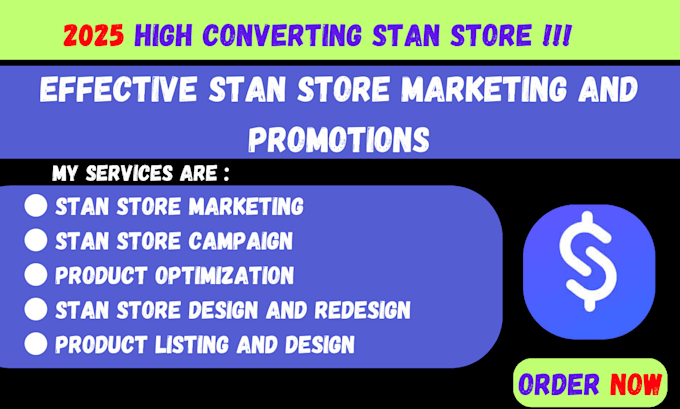 Gig Preview - Do profitable stan store marketing stan store  automations and store promotions