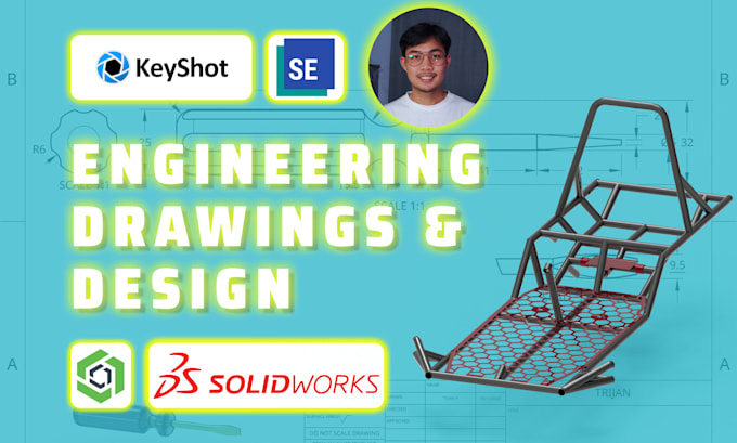 Bestseller - create engineering drawings, mechanical drawings, technical drawings