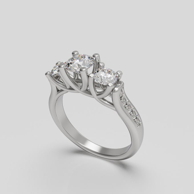 Gig Preview - 3d jewelry animation 3d jewelry cad design 3d jewelry model 3d jewelry design