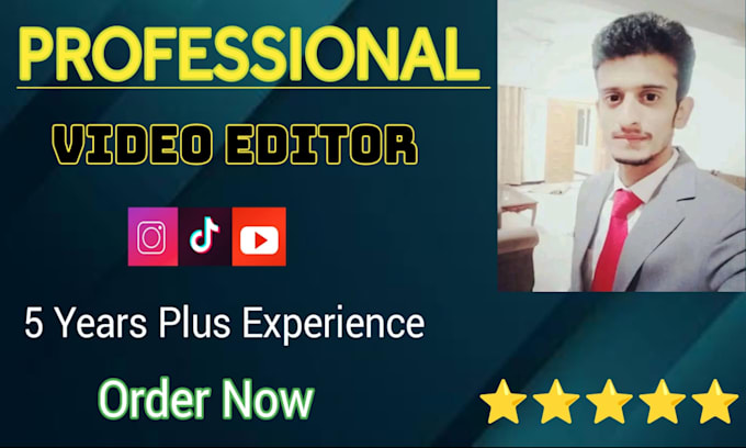 Gig Preview - Do professional video editing for you