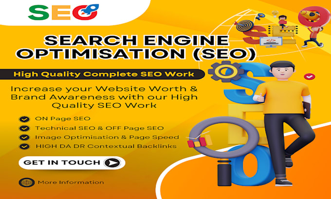 Gig Preview - Do complete SEO strategy on page fixes and high da backlinks