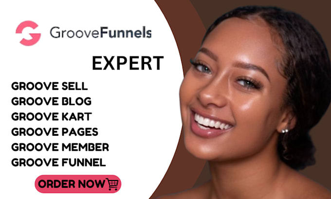 Gig Preview - Design groove funnels, groove pages, groove kart and  create groove website