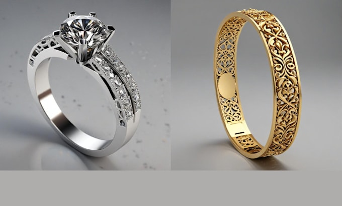 Gig Preview - Design any jewelry as a 3d cad model