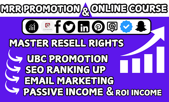 Gig Preview - Promote master resell rights, online course with email marketing, SEO for ROI