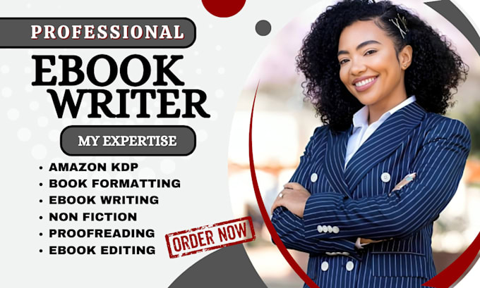 Gig Preview - Be ebook ghostwriter for KDP book writing nonfiction ghostwriter book formatting