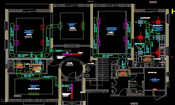 Gig Preview - Plumbing drawings architectural drawings 3d commercial design, structural design