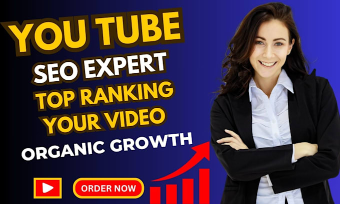 Gig Preview - Do your youtube video SEO and  channel manager for top ranking