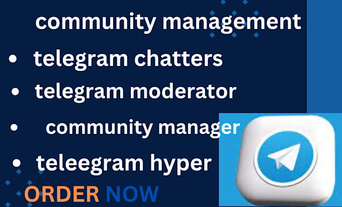 Bestseller - be your telegram manager, telegram chatter, discord chatters, web3 hyper and fom