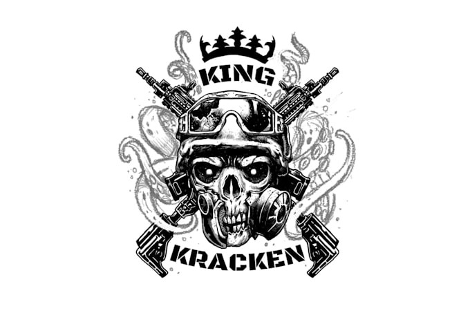 Gig Preview - Design skull tactical military army badge logo for your t shirt