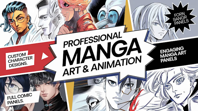 Gig Preview - Draw manga art illustration, comic and nsfw manga as your comic artist