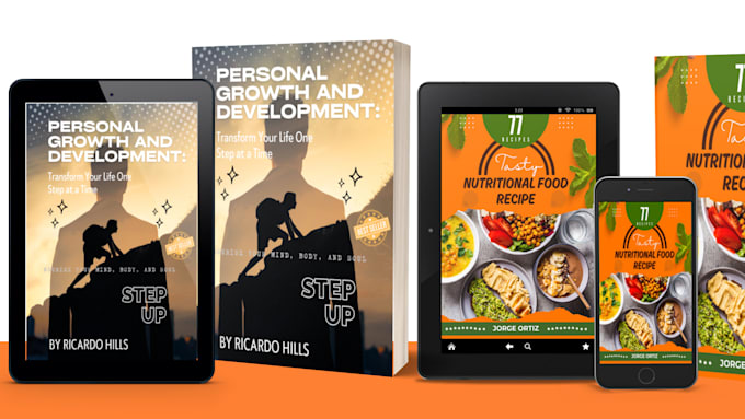 Gig Preview - Design book cover, book cover design, ebook cover with free premium 3d mockup