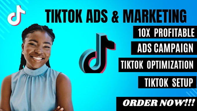 Gig Preview - Run tik tok ads, tik tok ads manager, and tiktok marketing