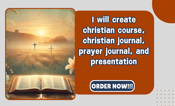 Bestseller - create christian course, christian journal, prayer journal, and presentation