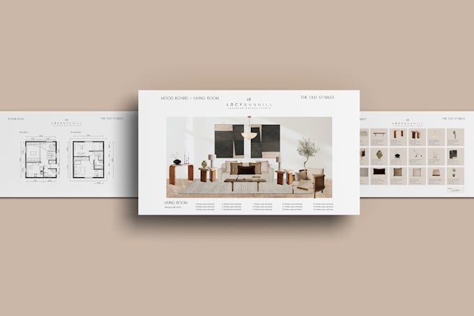 Gig Preview - Create your interior design project including moodboard, layout and sourcing