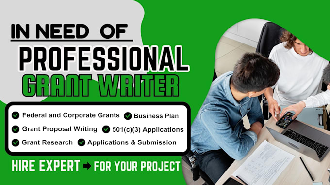 Gig Preview - Assist you with grant proposal writing grant research and application submission