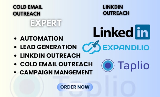 Gig Preview - Do  linkedin outreach automation and optimization with expandi io and skylead