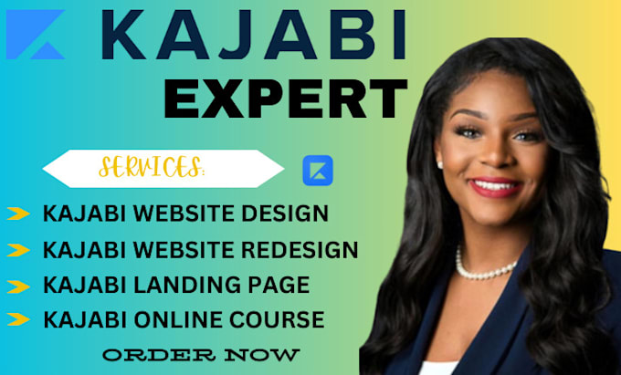 Gig Preview - Kajabi website design kajabi landing page kajabi online course kajabi expert