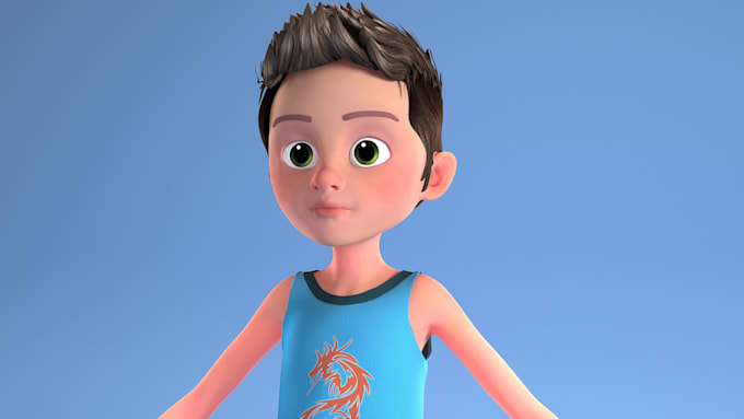 Bestseller - create 3d cartoon model cartoon character 3d cartoon design kids character