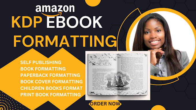 Gig Preview - Book formatting and layout design for amazon kdp, amazon journal book publishing