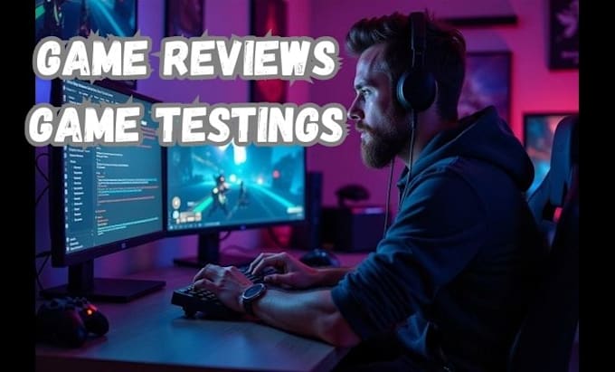 Gig Preview - Professionally test and review your game on any platform