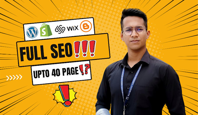 Gig Preview - Do expert on page and technical SEO for wordpress, shopify, wix,blogger website