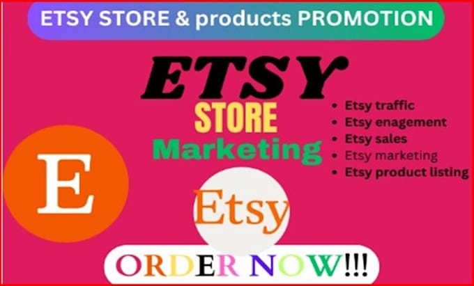 Gig Preview - Do etsy shop promotion, list top selling products on etsy