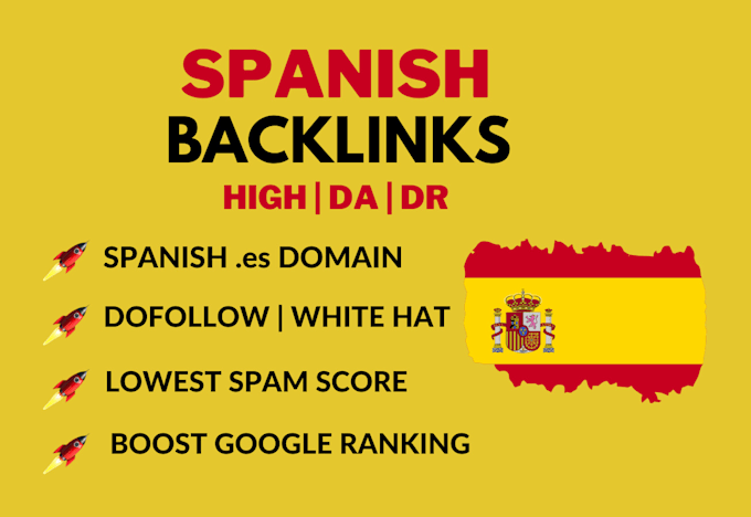 Gig Preview - Do spanish SEO linkbuilding with spain high authority dofollow es backlinks