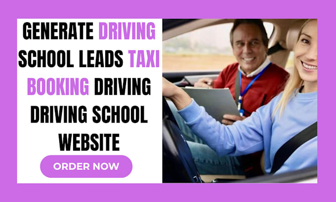 Bestseller - generate driving school leads taxi booking driving driving school website