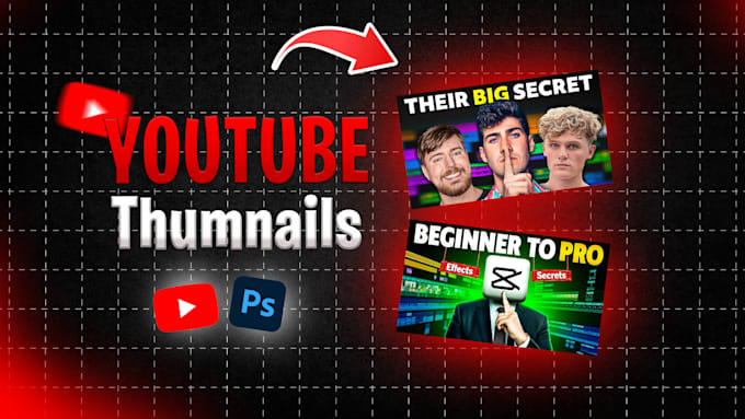 Gig Preview - Make you a great youtube thumbnail