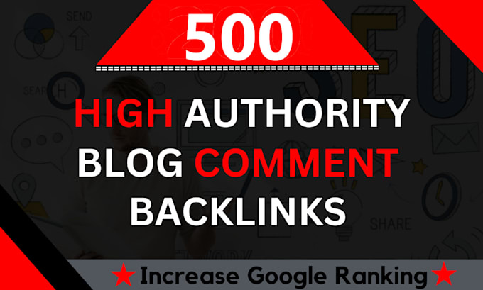 Gig Preview - Provide 500 blog comment backlinks with high da for SEO