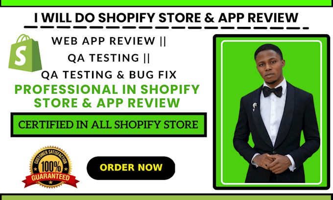 Gig Preview - Shopify app review web app review QA app testing with USA stores test analyze