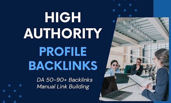 Gig Preview - Do high authority powerful SEO profile backlinks